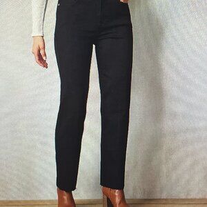 Lauren Conrad Black Mid-Rise Skinny Jeans